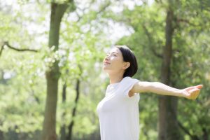 健康的なライフスタイルを送る女性